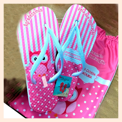 Chinelos personalizados infantil - modelo Slim