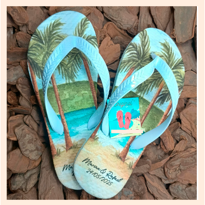 Chinelos personalizados - brindes personalizados 