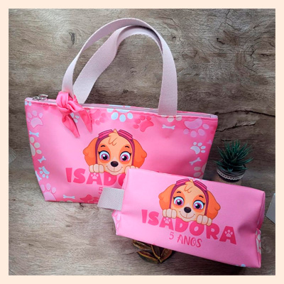kit bolsa infantil persoanalizada