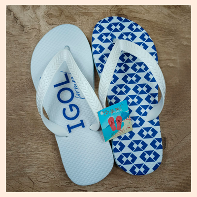 Chinelos personalizados modelo tradicional para eventos e festas